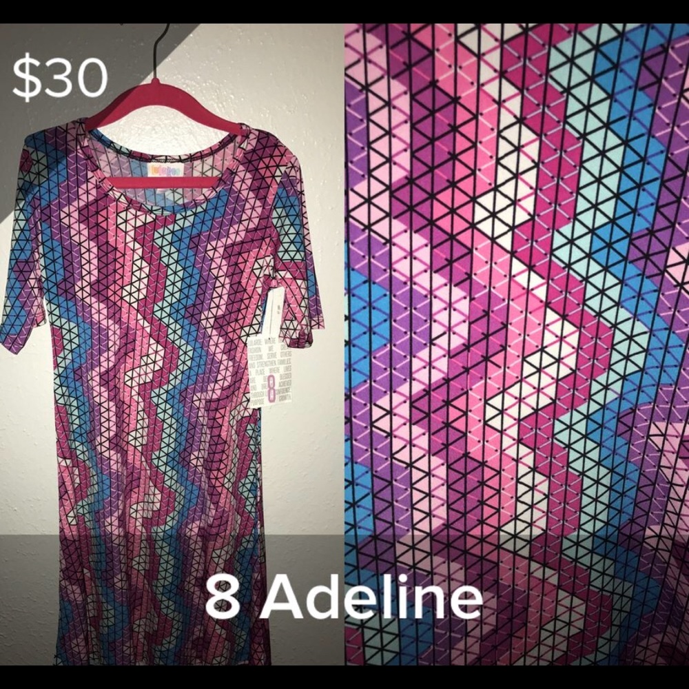 LulaRoe Adeline Size 8. Never worn, with tags!